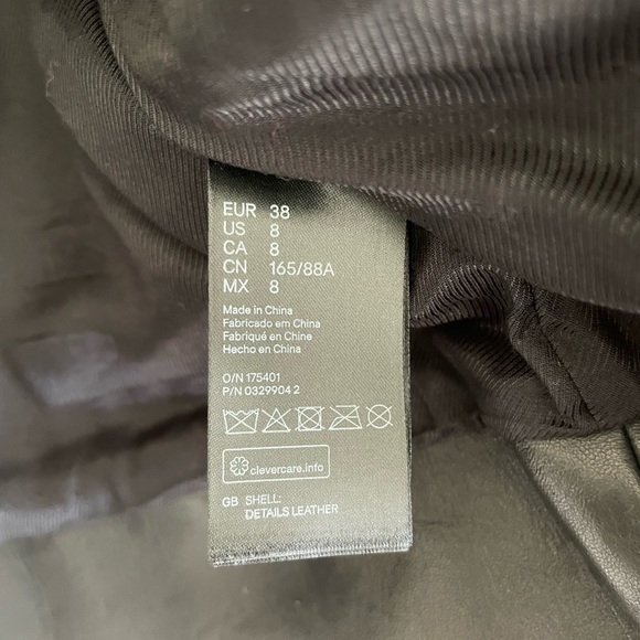 Balmain X H&M fur leather jacket - Picture 4 of 5